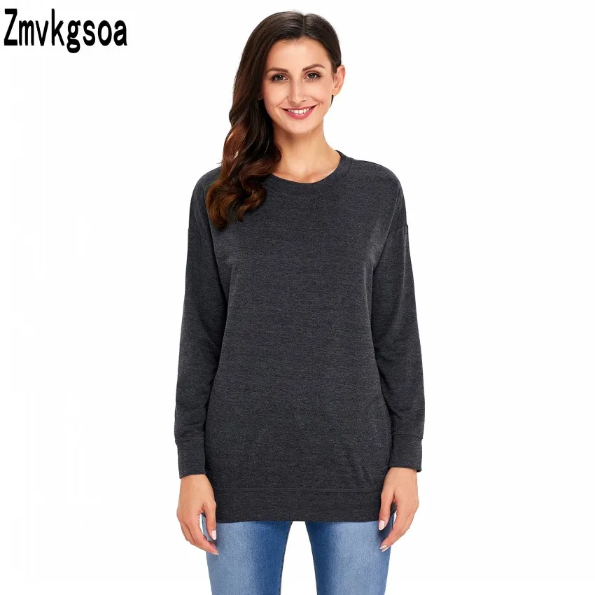 Zmvkgsoa Female Casual Pocket Women Sweatshirt Hoodies Top