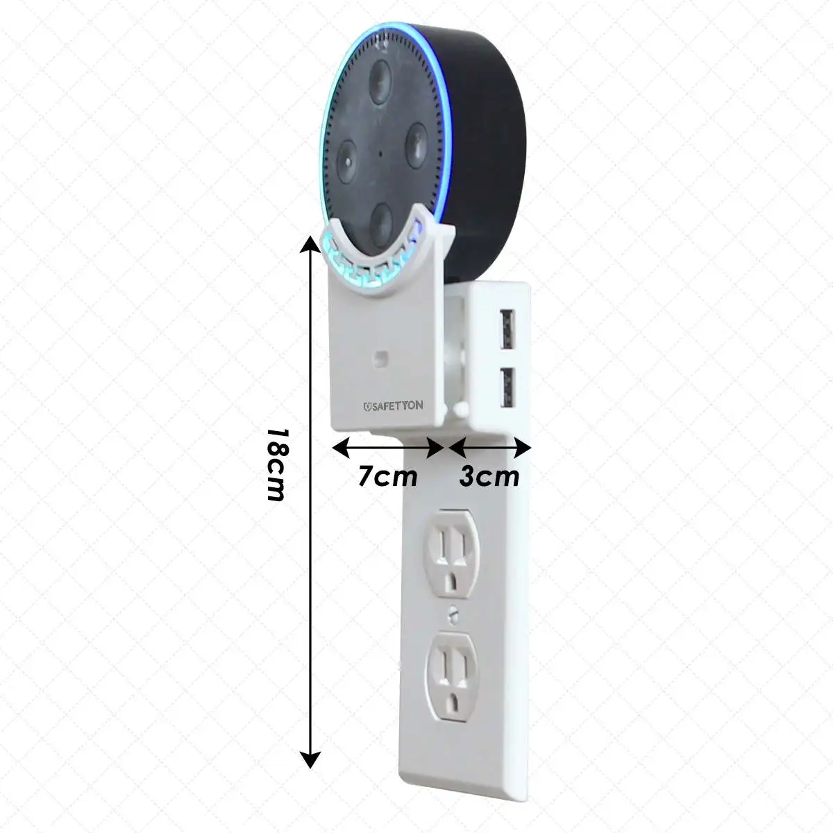 Переключатель оснастки Тип USB розетка настенный кронштейн светодиодный ночник два порта для мобильного телефона быстрое зарядное устройство электрический многоцелевой
