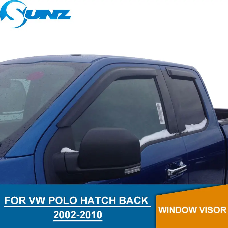 

for Volkswagen VW POLO 2002-2010 Window Visor deflector rain guard for VW Vento Ameo HATCH BACK 2002-2010 Accessories SUNZ
