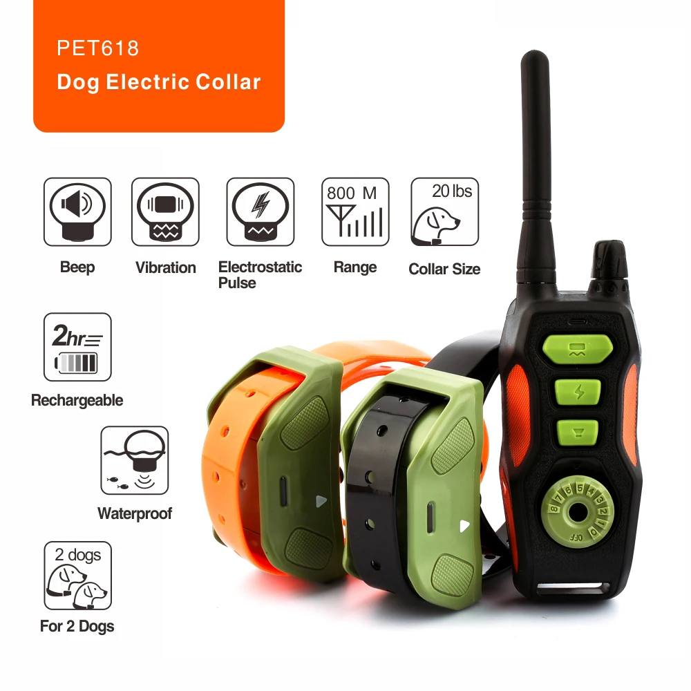 New Electric Shock Remote Anti Bark Collar Dog Accessories Waterproof