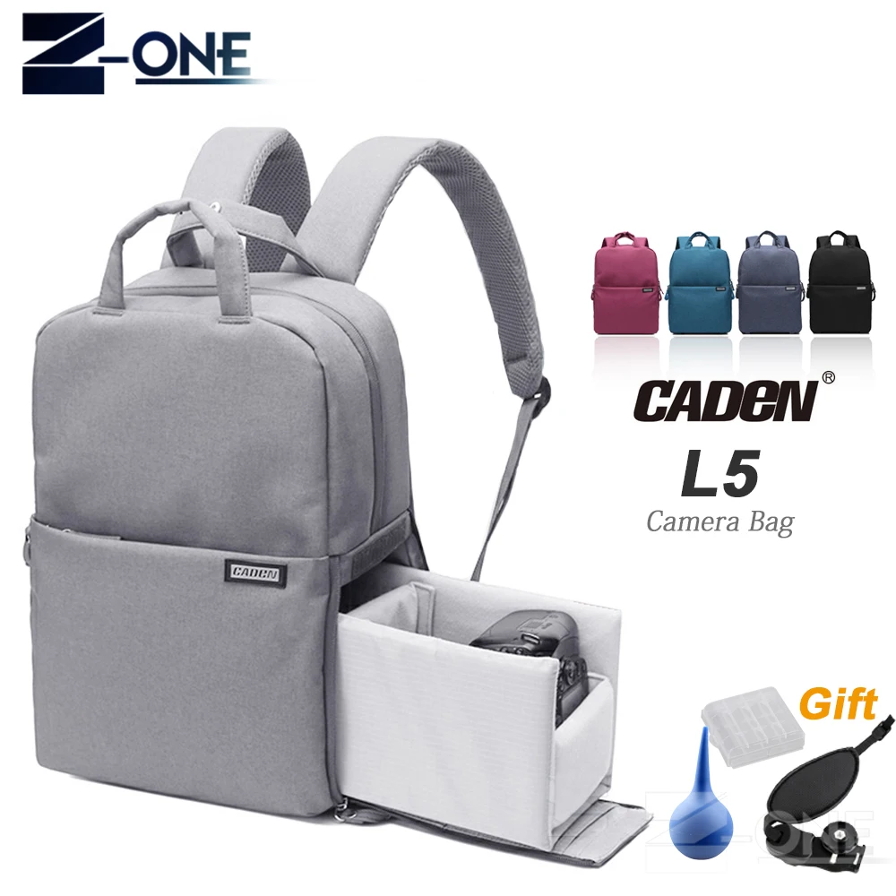 

CADeN Camera Bag Digital Camera Case Bag Waterproof Laptop 14" School Casual Photo Bag for Canon Nikon Sony Camera Backpack