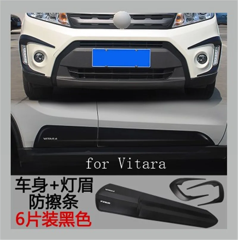 European-version-of-the-ABS-car-body-side-moldings-side-door-decoration-Front-light-eyebrow-trimming