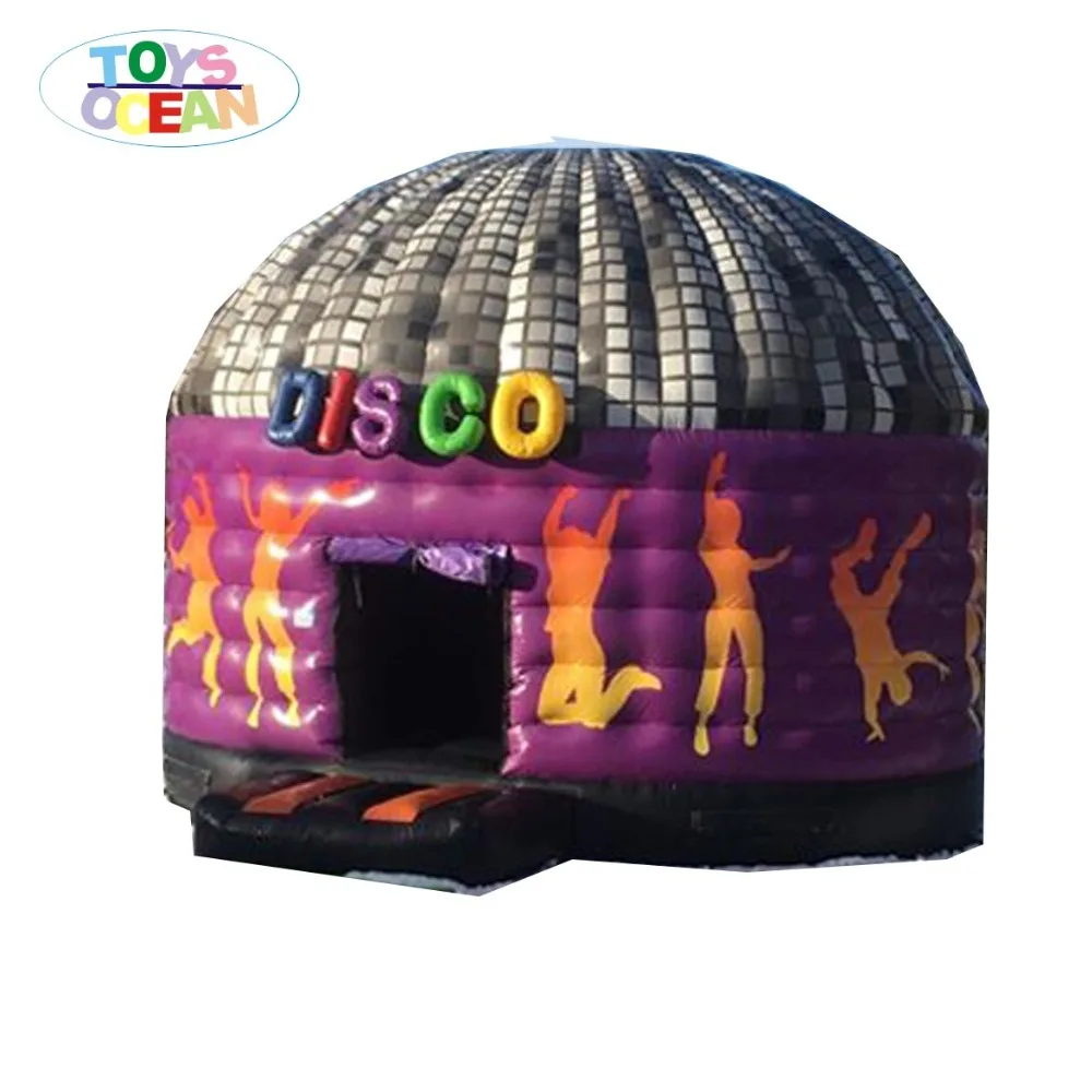 

new design popular music disco dome inflatable bounce house