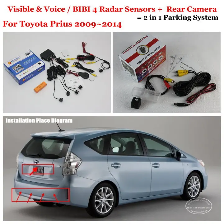 For Toyota Prius 2009 2010 2011 2012 2013 2014 Car Parking Sensors Auto Rear View Back Up Sensor Alarm System Reverse Camera|Parking Sensor|Sensor Parkingrear View Parking Sensor - Aliexpress