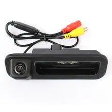 Color CCD HD car trunk handle reverse parking rear camera for Ford focus 2012 2013 both hatchback and sedan for focus 2 focus 3