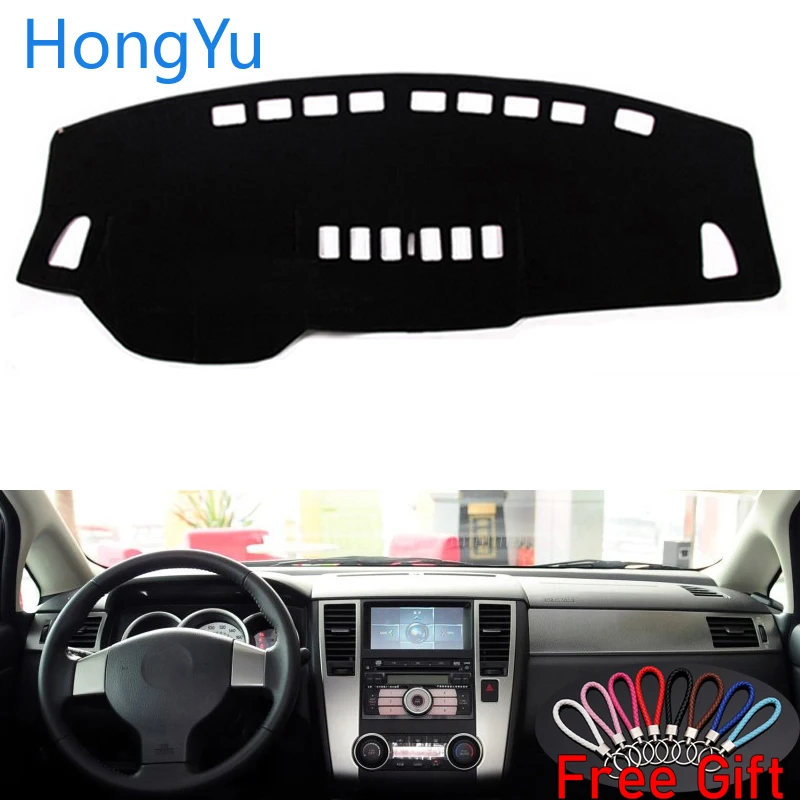 

For Nissan Tiida C11 2005 - 2010 Interior Accessories Auto Car Dashboard Cover Dash Mat Board Pad Carpet Dashmat Anti-UV Mats