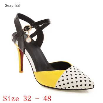 

Summer Stiletto Ladies Pumps Women High Heel Shoes Woman High Heels Kitten Heels Plus Size 32 33 - 40 41 42 43 44 45 46 47 48
