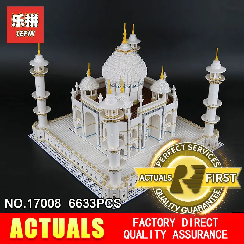 

LEPIN 17008 17001 City Street Creator The Tai Mahal Model Building Kits Assembling Brick Toys Compatible 10189