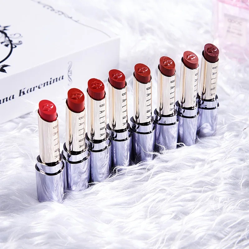 

Korean Lipstick 8 Colors Moisturizing Long Lasting Matte Lipstick Red Lip Makeup Nude Cosmetic Beauty Lipsticks