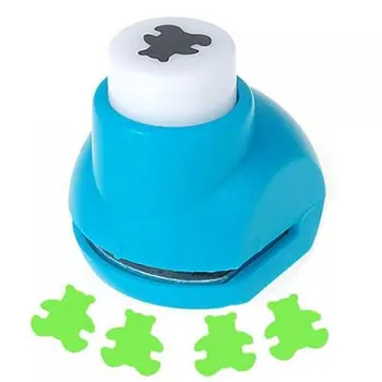 

5pack Kid Child Mini Printing Paper Hand Shaper Scrapbook Tags Cards Craft DIY Punch Cutter Tool (Bear)