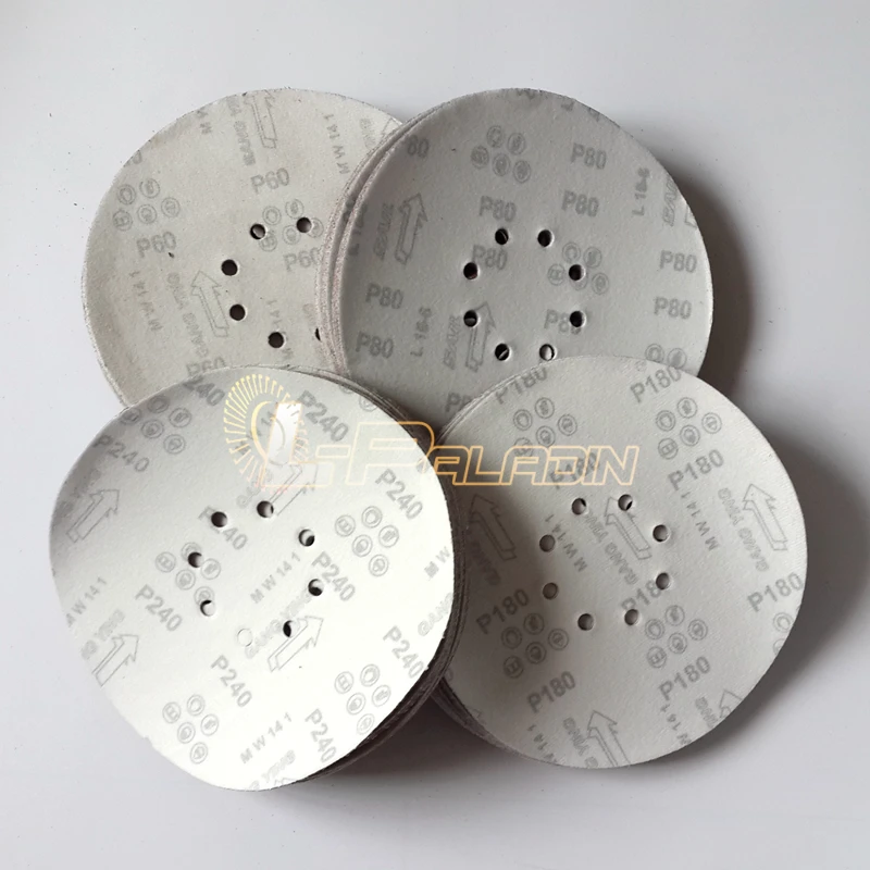 Абразивный шлифовальный диск P60 P80 P180 P240 9/225 мм 100 шт.|paper hankerchief|wood rectanglewood paper towel |