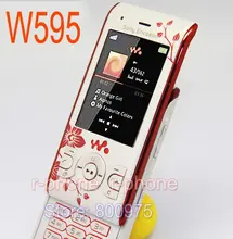 Remodelado original sony ericsson w595 flor telefone móvel desbloqueado w595 celular
