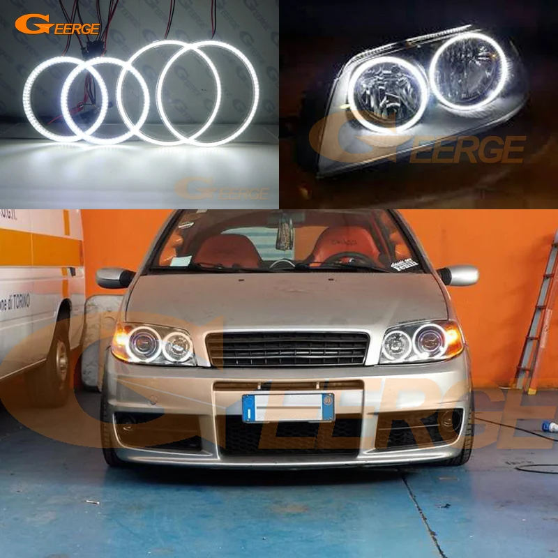 For FIAT PUNTO Mk2 2B 2003 2004 2005 2006 headlight Excellent Ultra bright illumination smd led