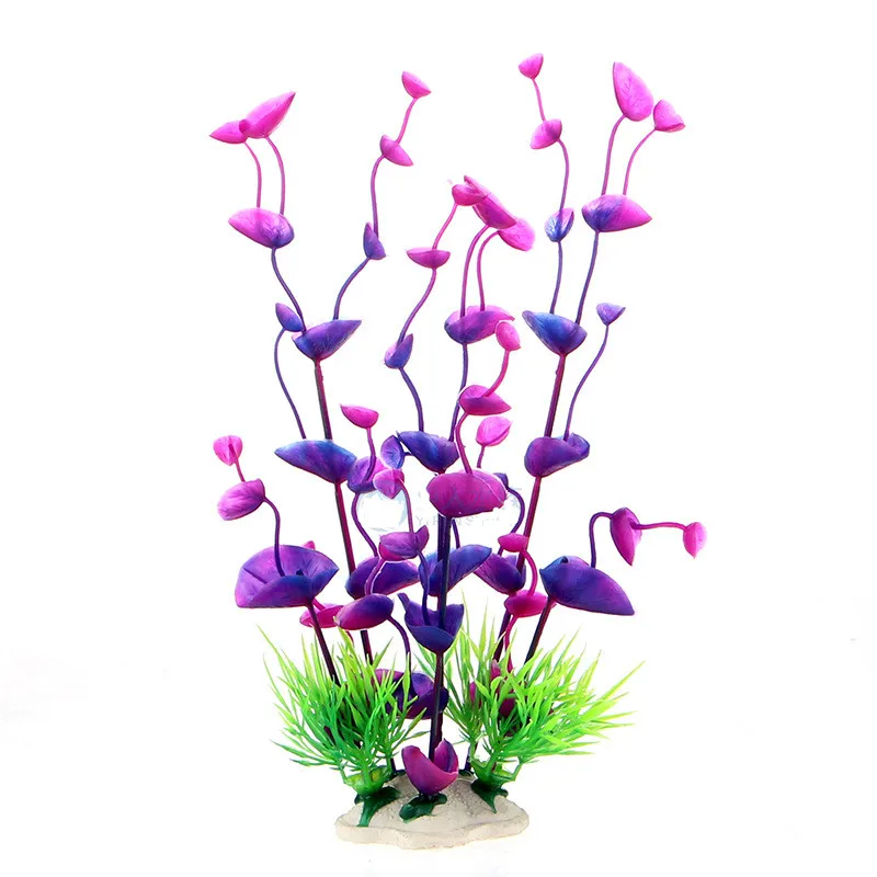 1PCS PVC Fish Tank Decoration Simulation Artificial Trumpet Environmental Aquarium Accessories Simulation Fake Aquatic Plants