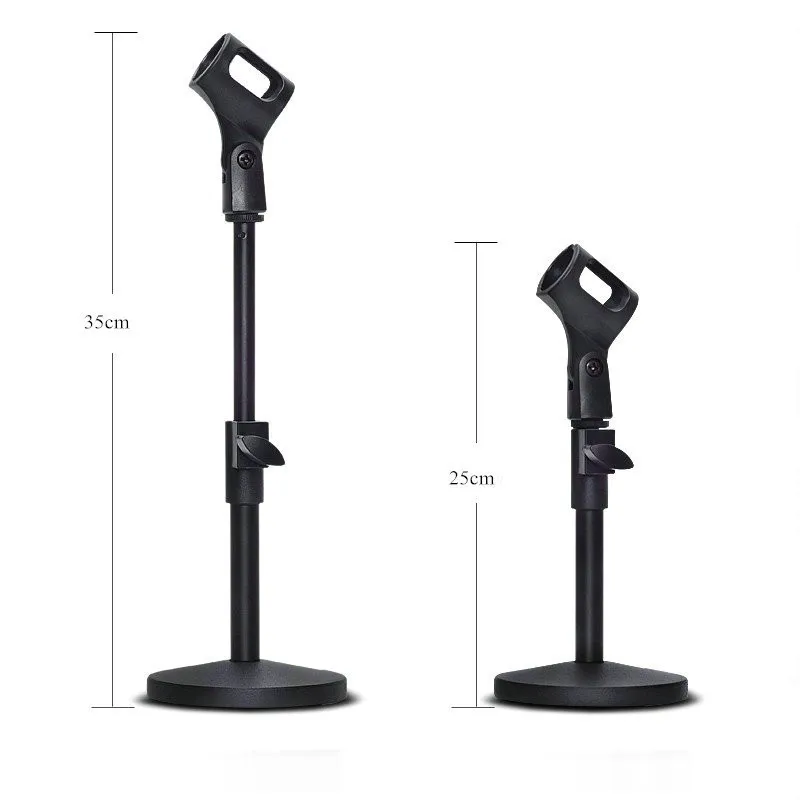 Профессиональный Регулируемый складной настольный держатель Штатив для микрофона подставка для микрофона зажимом для караоке