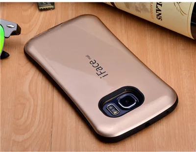 Противоударный чехол для samsung Galaxy S7 края крышки 2 слоя Мягкий силиконовый чехол для ПК из ТПУ для мобильного телефона чехол для Galaxy S8 S9 плюс чехол-накладка - Цвет: gold