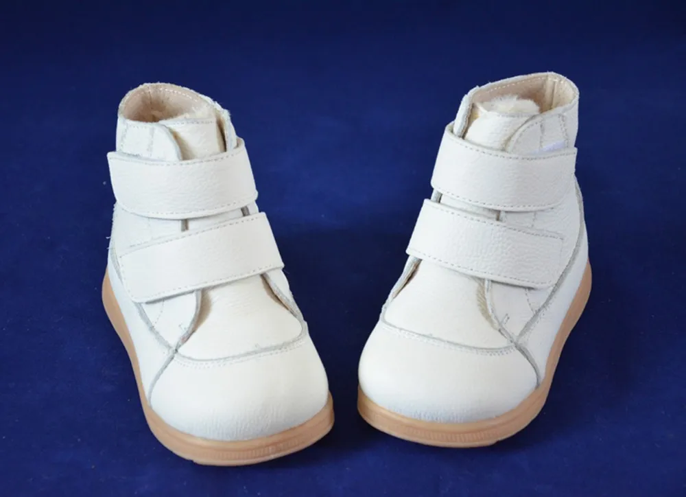 Зимние ботинки для маленьких мальчиков; цвет белый, черный, темно-синий, красный, серебристый; обувь для детей; ботинки для девочек; теплая простая модная обувь с ремешками