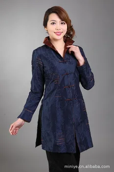 

Chinese Traditional Costume Women's Silk Satin Jacket Coat Size: M - 5XL