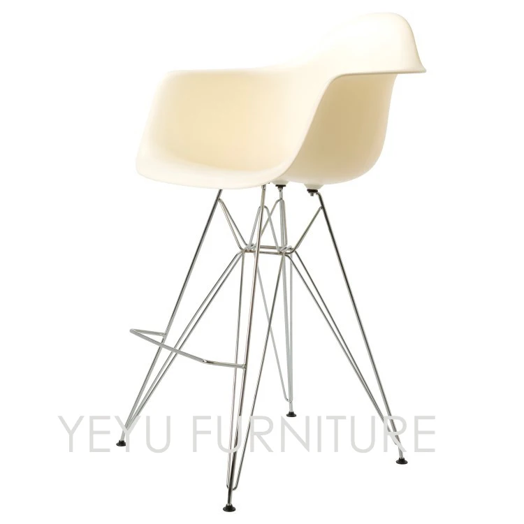 Минималистский современный Дизайн ARM барный стул Гостиная Мебель для баров современный Мебель Пластик металла счетчик стул-из 2 предметов