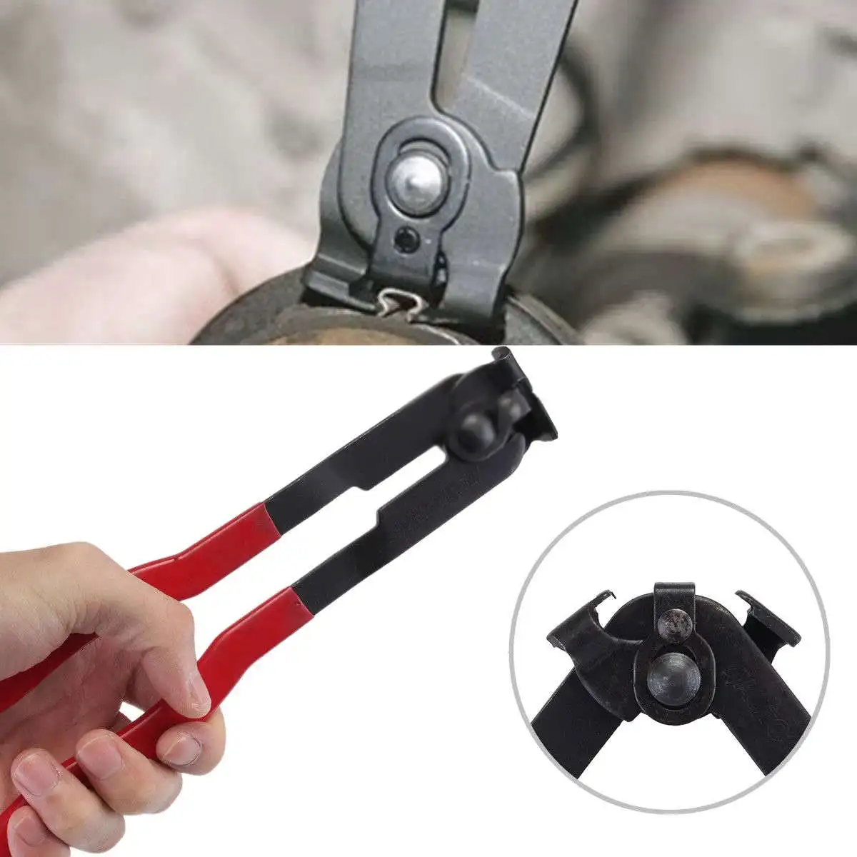1pc Installer Tool Ear Type CV Joint Boot Clamp Plier For Fuel & Coolant Hose Pipe