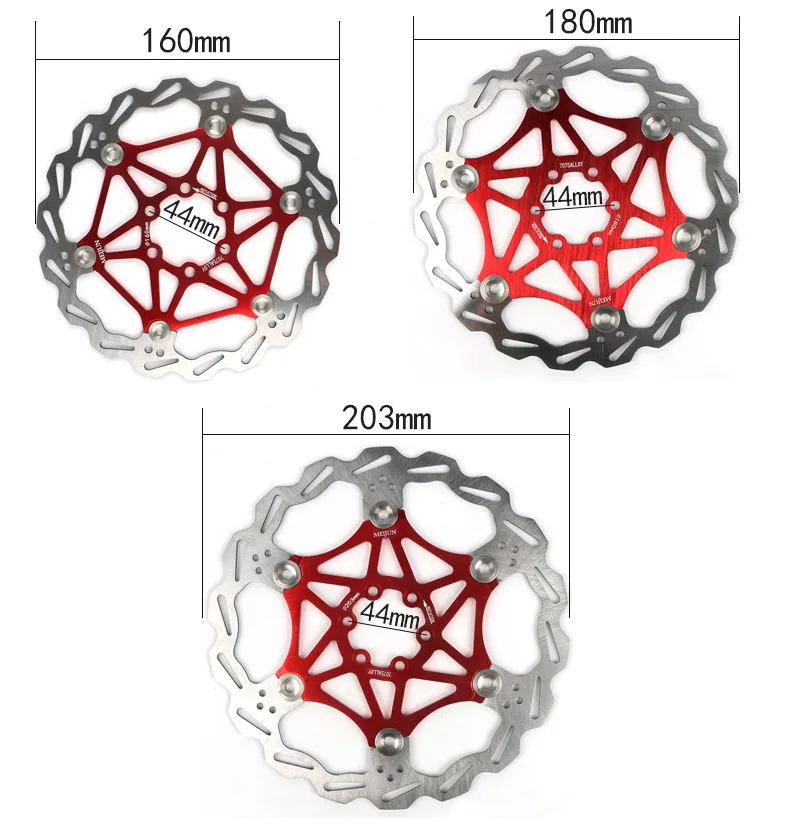 MEIJUN горный велосипед Тип плавающий диск 160/180/203/6 дюймов 7 8 Дюймов Шесть дисковый тормозной диск