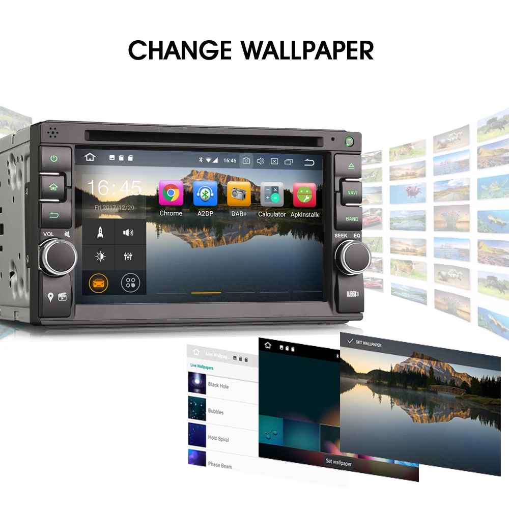 Clearance 2Din Android 8.0 GPS Car Stereo FOR Nissan CD MP3 Player Universal 3G Navi DAB+DVB-T 4