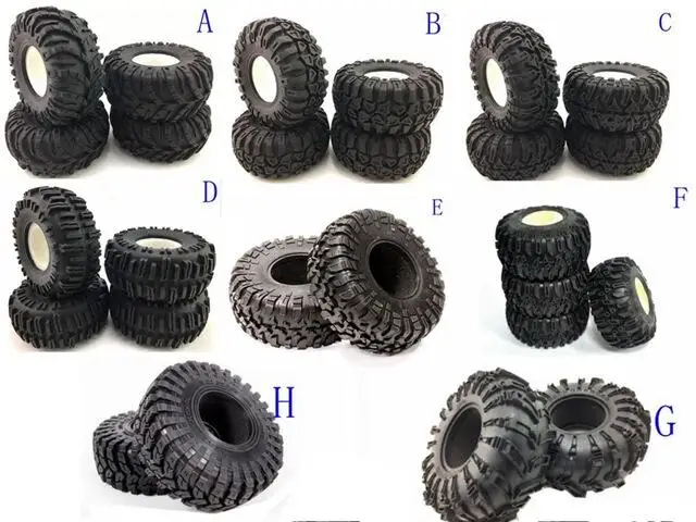 2 &quot125 мм шины AX10 wraith для Креста PG4S CAPO JKMAX ACE 1jjAXXAS TRX4 AXIAL SCX10 RC8WD D90 D110 TF2 TAmiya CC01 CR01 FJ40|team
