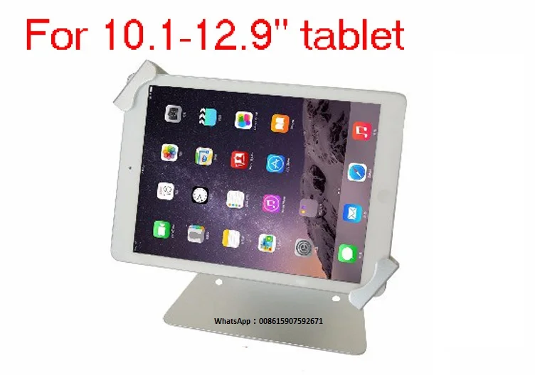 

Tablet security lock display stand flexible tablet holder lock lockable tablet kiosk desktop anti theft for Ipad 10.1~12.9"