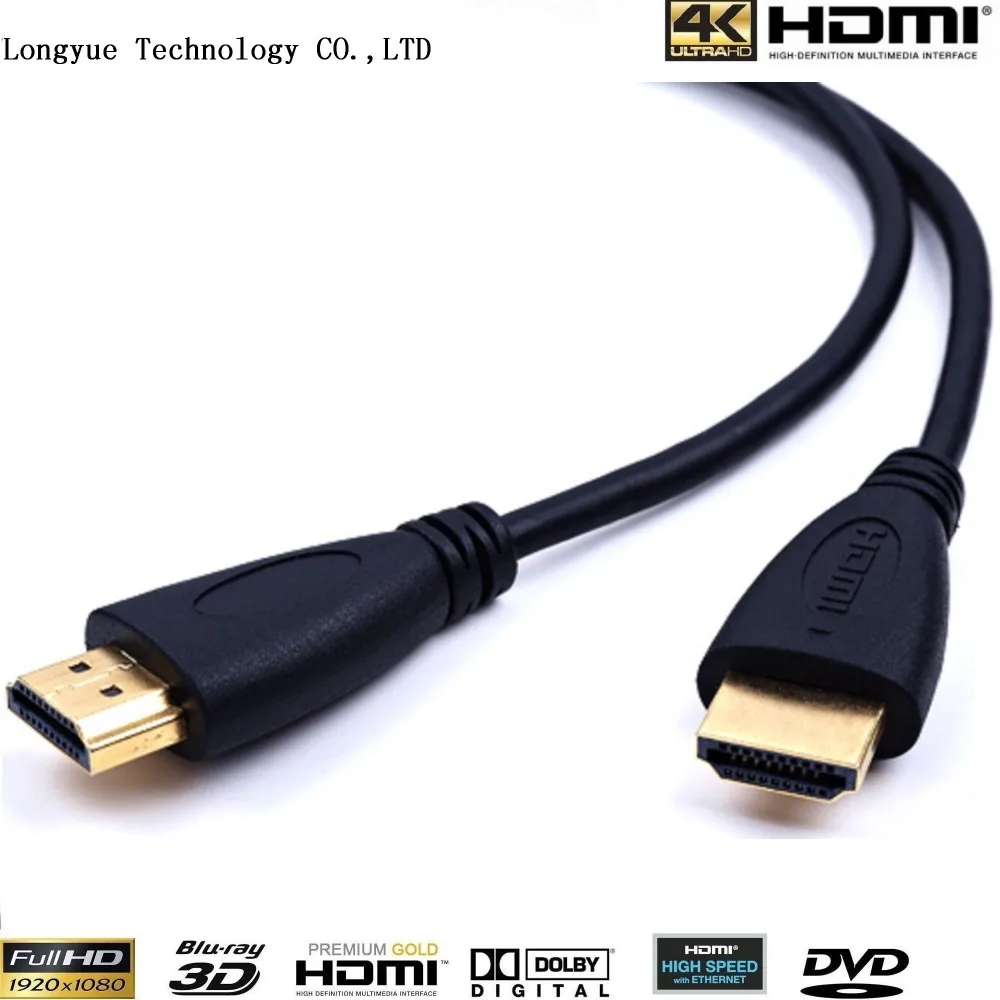 100 шт/лот 4,5 м 15 футов Высокоскоростной HDMI кабель с Ethernet для HDTV, dvd-плееров и спутникового набора верхние коробки и DVRs