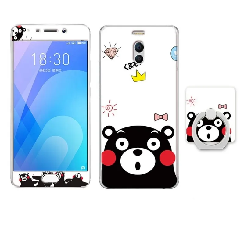 Meizu M6 note case cover glass screen protector  (27)