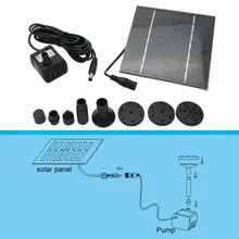 200л/ч Солнечная энергия плавающая птичья Ванна водяная панель фонтан насос садовый пруд бассейн морской водяной насос