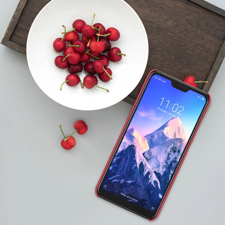 Redmi 6 pro чехол Nillkin 5,84 ''матовая жесткая задняя крышка из ПК с подарочным держателем для телефона для xiaomi redmi 6 pro Чехол для mi a2 lite