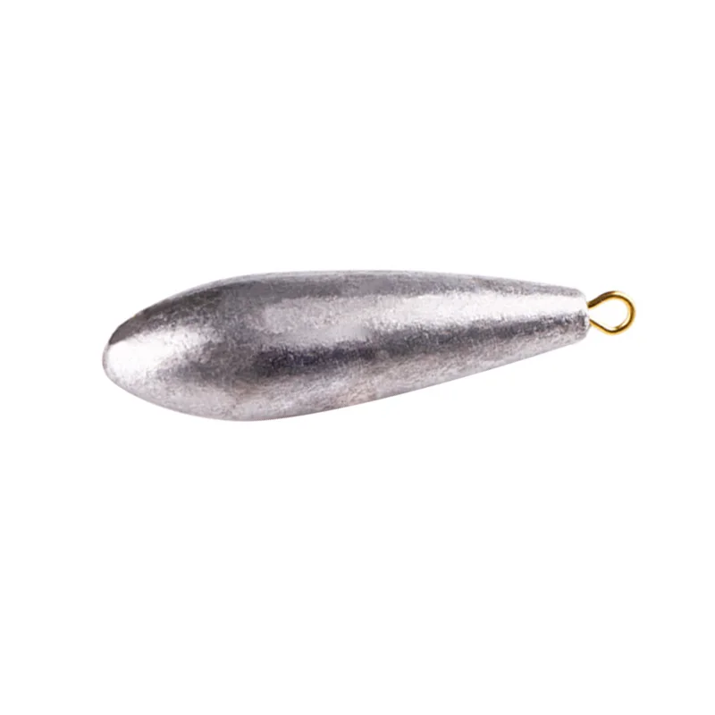 

10 Pcs Fishing Sinkers Water Drop Shaped Lead Sinker 10g-50g Weights KH889