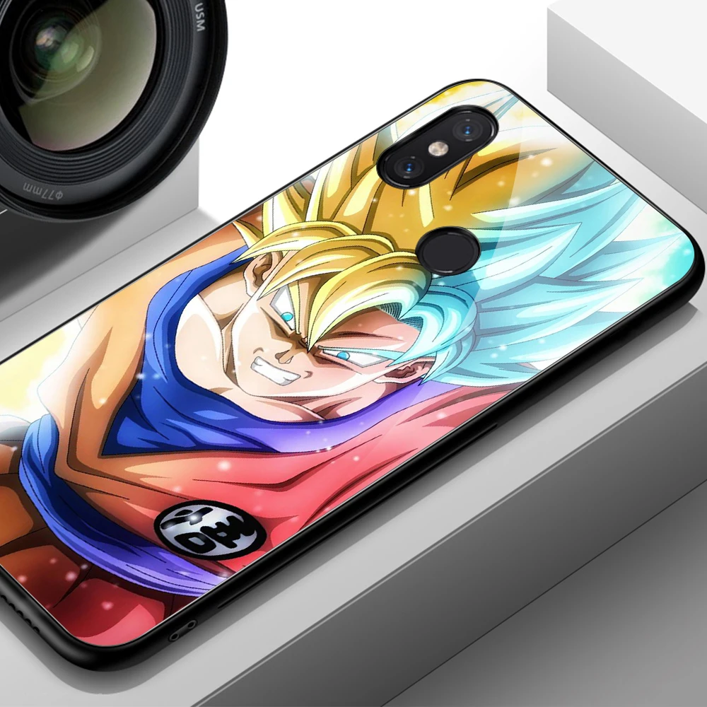 Чехол для Xiaomi mi 8 se, закаленное стекло, жесткая задняя крышка Dragon Ball Z, чехол для телефона для Xiaomi mi 6 8 9 SE lite mi x 2 2s3 max 3