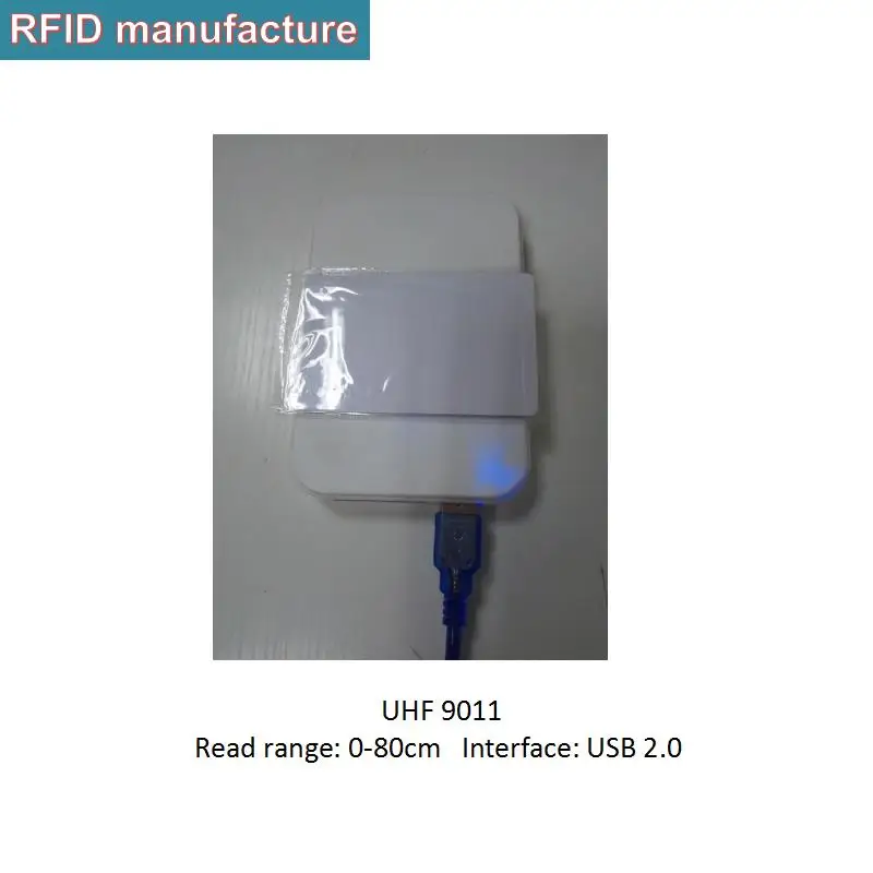 Длинный диапазон считывания 120*85*20 мм usb Настольный UHF RFID считыватель пассивный epc