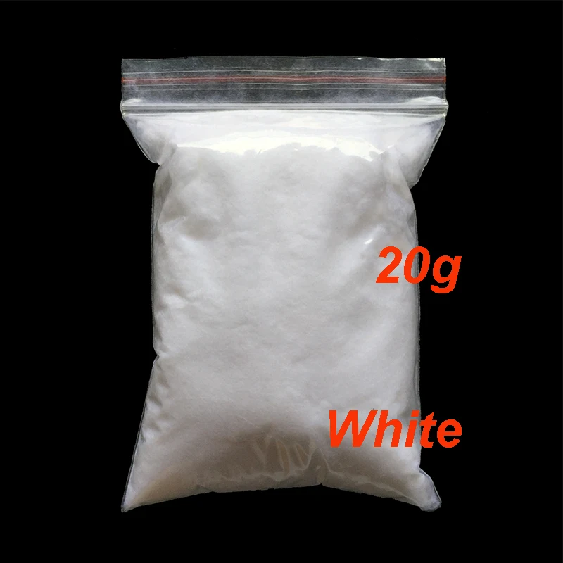 3D Candy Manicure Velvet Powder White Nail Decoration Fuzzy Flocking Nylon Powder For Nail Glitter Art Tips 20g/bag 2424