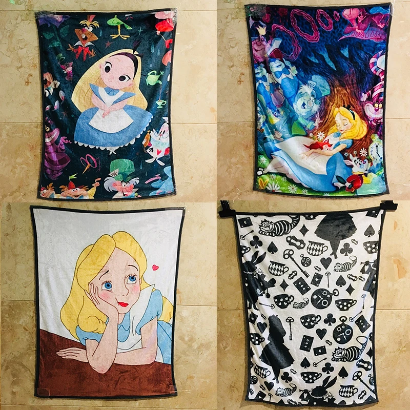 

IVYYE Alice in Wonderland Anime Customized Blanket Plush Velvet Warm Decoration Bed Home Throw Sofa Blankets Unisex Gifts NEW