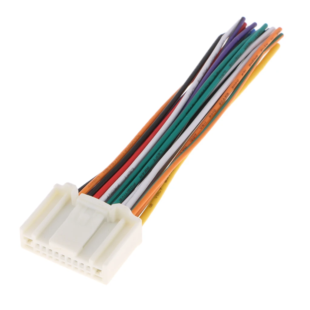 Dual Car Audio Wiring Harness Stereo 12 Pin Wire Connector For Nissan Tiida Dual Car Audio Wiring Harness Stereo 12 Pin Wire Connector For Nissan Tiida