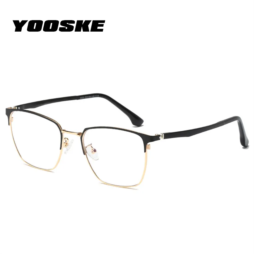 YOOSKE, анти-синий светильник, очки для мужчин, анти-УФ, переход, солнце, фотохромные линзы, оправа для очков, ультра-светильник TR90, оптические оправы
