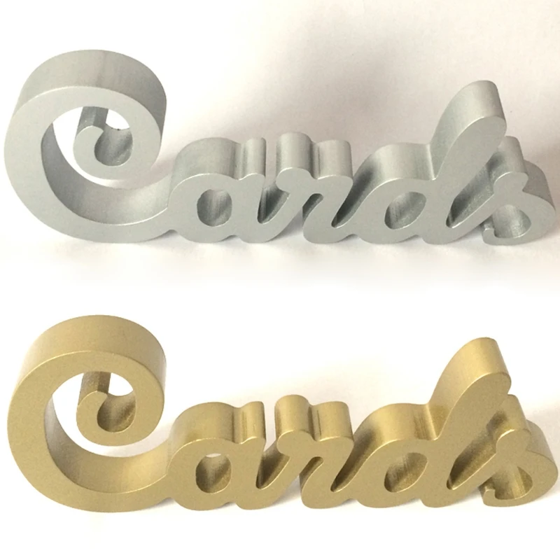 

Rustic Cards Alphabet Letters Words Wooden Standing Sign Wedding Decor Ornaments-M14