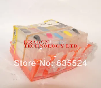 

564 5Colors refillable ink cartridges printer Photosmart C6380 printer for HP cartridge refill with ARC chips printer