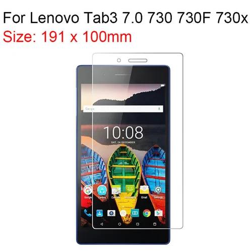 Tab3 7,0 730 730F 710I закаленное Стекло Экран протектор для lenovo Tab3 TAB3-730F TAB 3 Essential 7 710I 710f Стекло пленка - Цвет: 730f