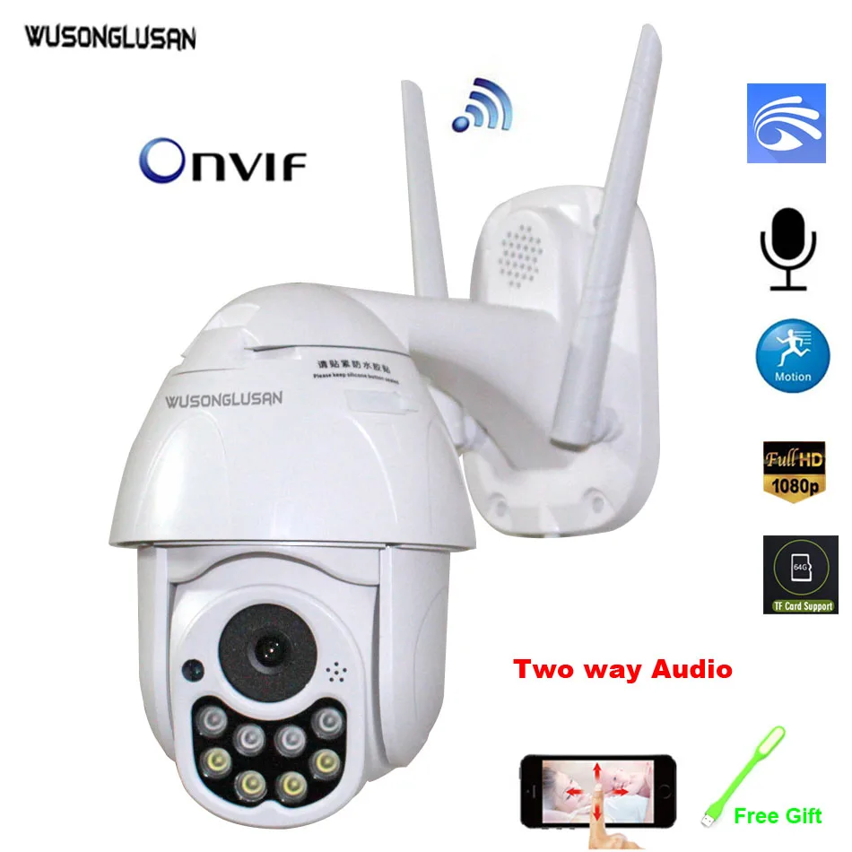 

Wifi Camera Yoosee Outdoor PTZ IP Camera H.265 Full HD 1080P Mini Speed Dome CCTV Surveilance Two Way Audio Onvif Home Security