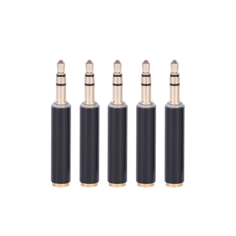 

5pcs/kit Gold Plated 3.5mm TRS Male to Female TRRS Audio Stereo Adapter Connectors 3.5mm 3 pole Male to 3.5mm 4 pole Female