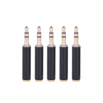 

5pcs/kit Gold Plated 3.5mm TRS Male to Female TRRS Audio Stereo Adapter Connectors 3.5mm 3 pole Male to 3.5mm 4 pole Female