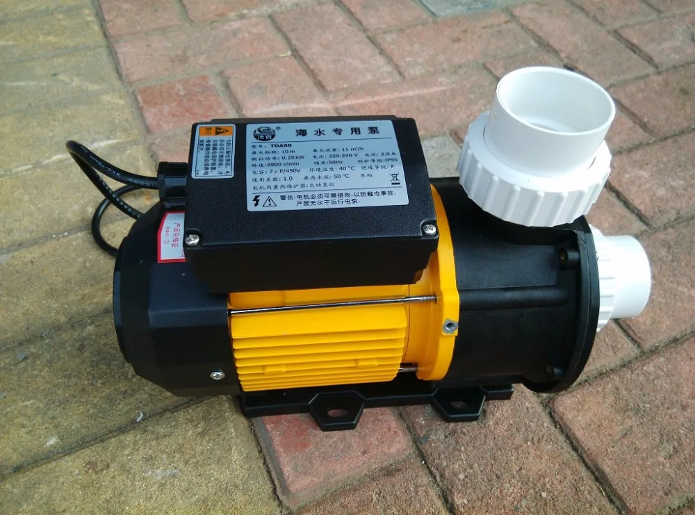 

TDA200 1500W/2.0hp 230V Electrical Centrifugal Water Pump For Hot Spa/salt Water Circulation