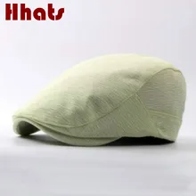 Который в душ однотонные летние Sun Cap Открытый Унисекс Повседневная плотная кепка женщины мужчины Бланк берет Мода newsboy шляпа Кости