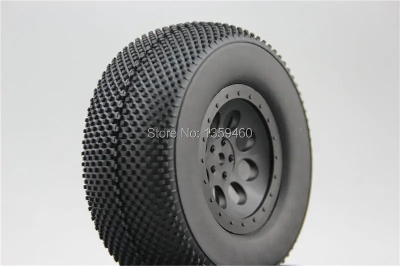 

4pcs RC 1/10 Short Course Tire Tyre Set 12mm hex SC Tire For TRAXXAS SlASH 29002+29505
