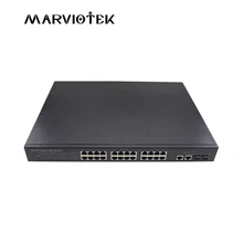 24 CH Все гигабитные оптические порты POE коммутатор 10/100/1000 M 100 m расстояние для ip-камеры Poe CCTV системы двойной SFP оптический порт