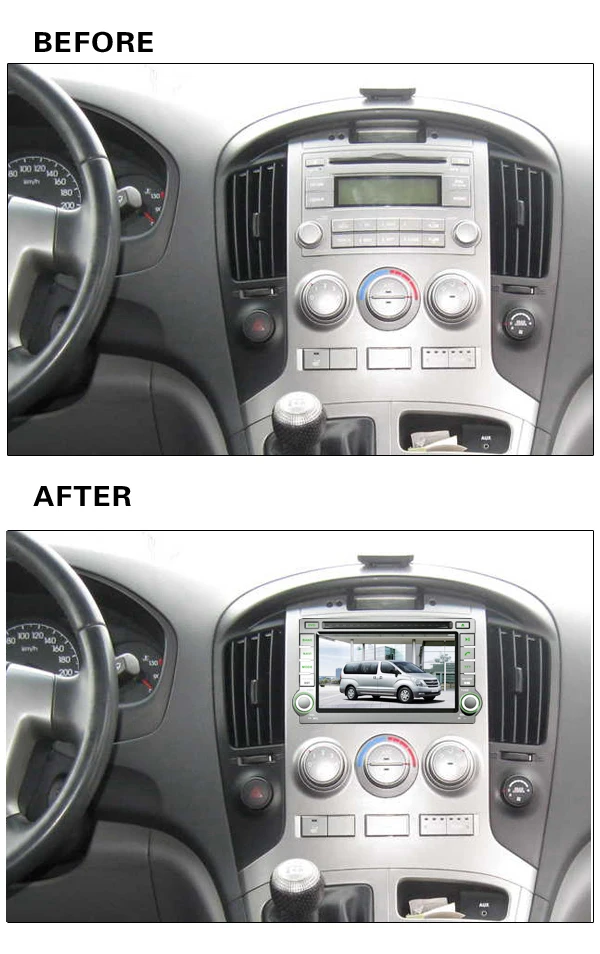 Best 2018 6.2 " 4G LTE new octa core Android 8.0! car multimedia DVD player Radio GPS FOR Hyundai H1,Grand Starex,i800,Starex 2007 - 1